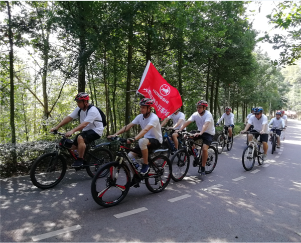 大田红狮自行车协会开展自行车马拉松比赛活动
