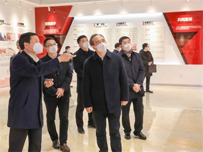 2023年1月，浙江省委常委、组织部长王成来红狮集团调研企业党建、“未来工厂”、人才建设等工作